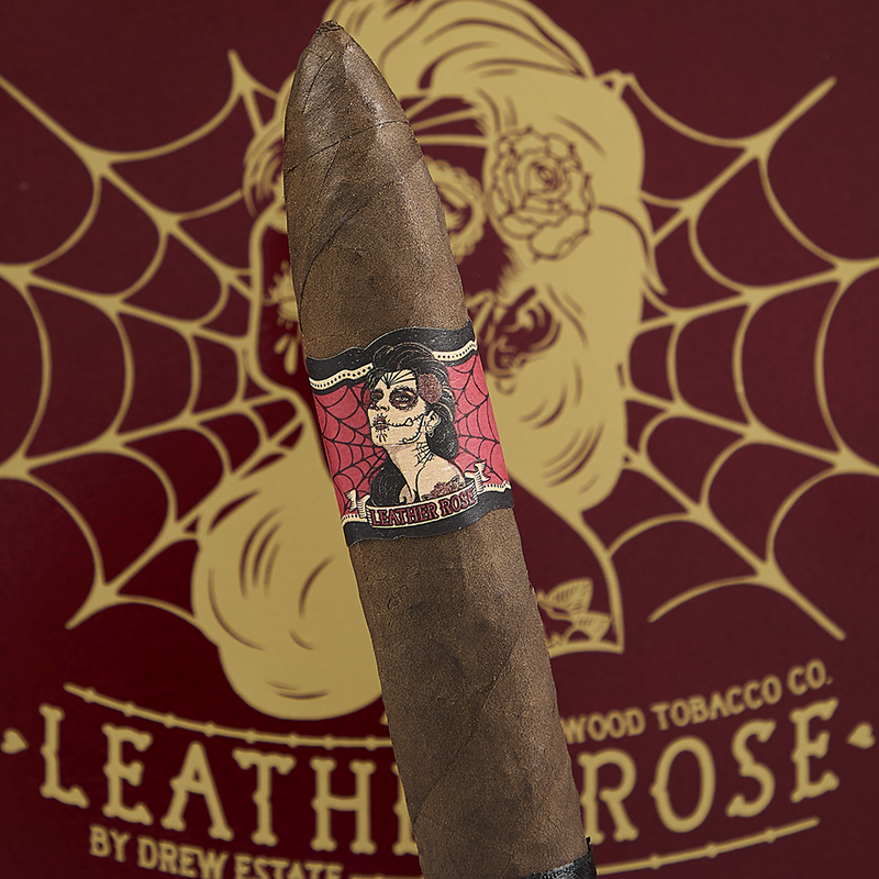 Deadwood Tobacco Leather Rose - Torpedo (Pack of 5)