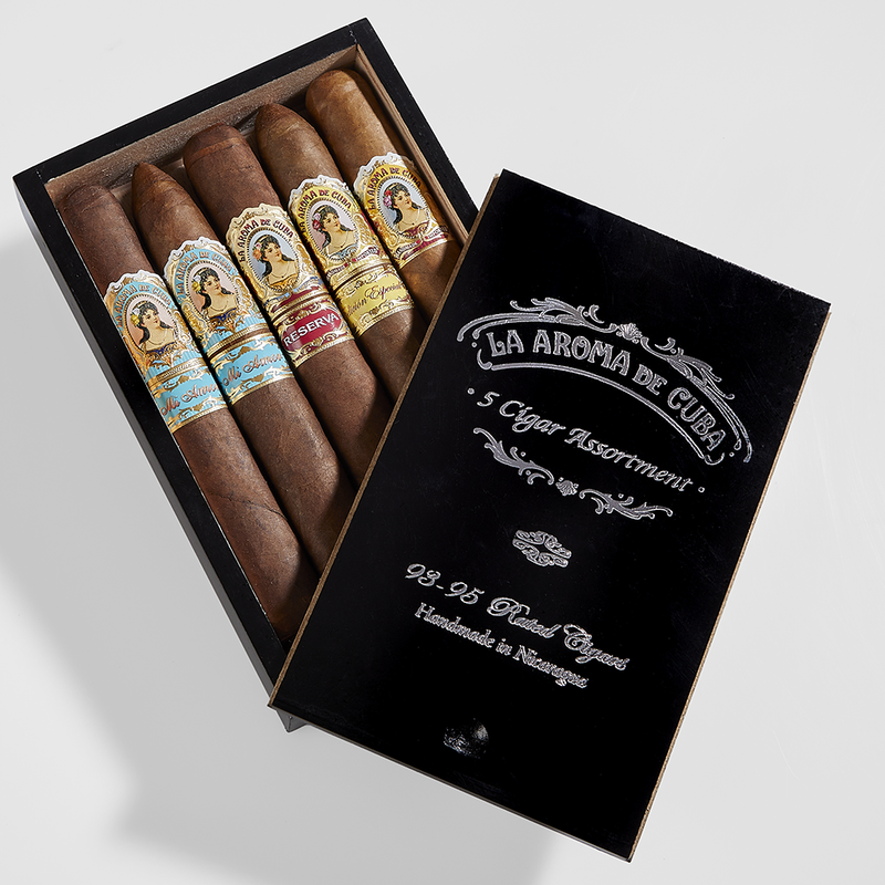 La Aroma de Cuba 5-Cigar Assortment Box - La Aroma de Cuba 5-Cigar Assortment Box (5 CIGARS)
