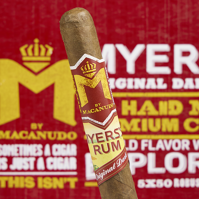 M by Macanudo Myer's Rum - Robusto (Box of 20)