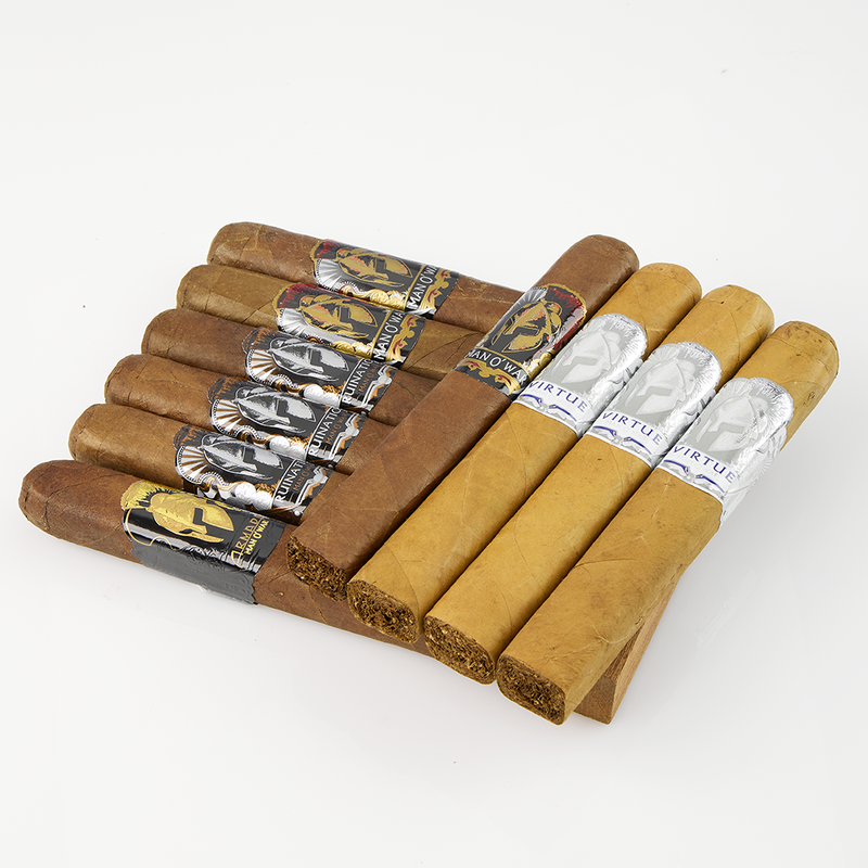 Man O' War Box-Pressed 10-Cigar Sampler - Man O' War Box-Pressed 10-Cigar Sampler (10 Cigars)