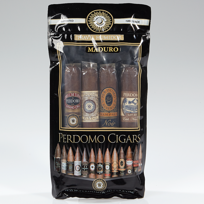 Perdomo 4-Pack Humidified Sampler - Maduro - Perdomo 4-Pack Humidified Sampler - Maduro (4 Cigars)