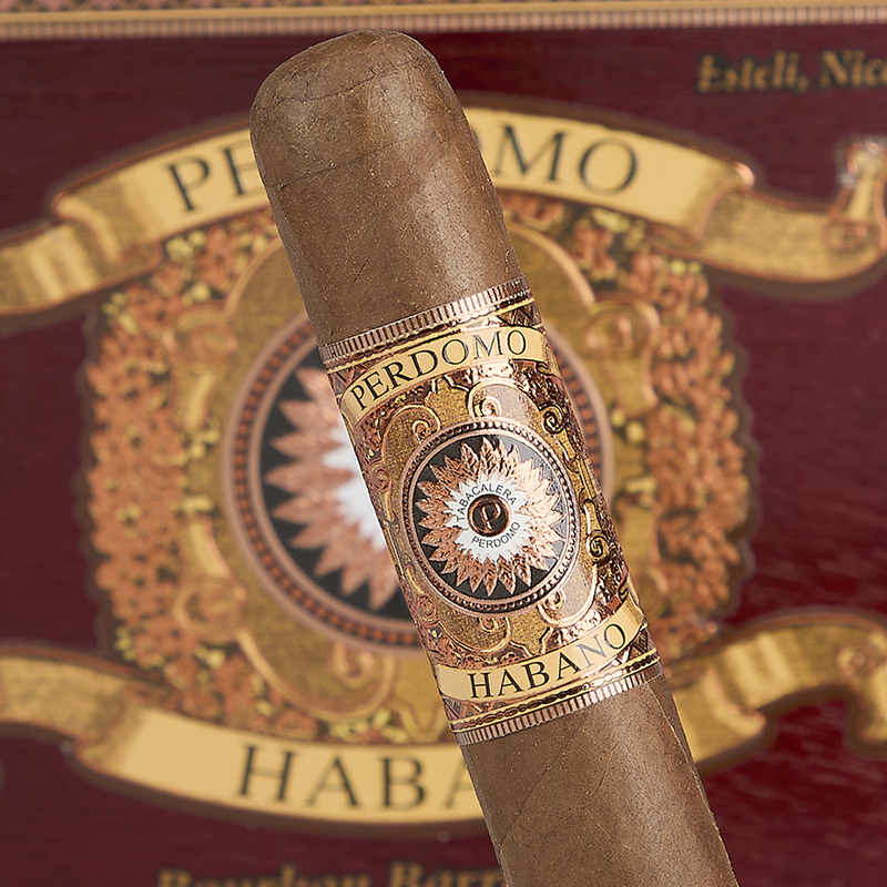 Perdomo Habano Bourbon Barrel-Aged Sun Grown - Epicure (Pack of 5)