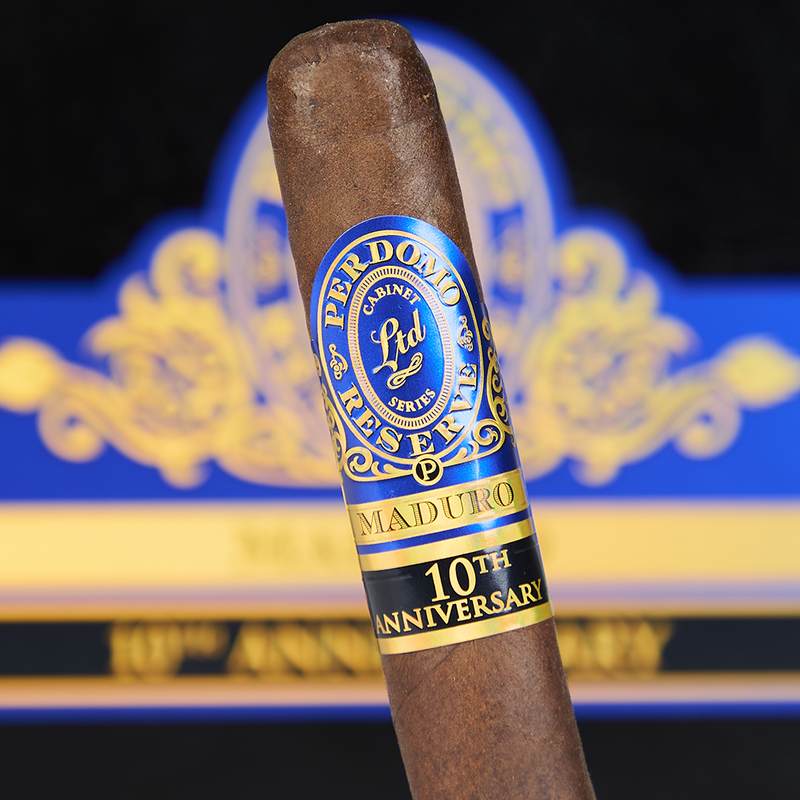 Perdomo Reserve 10th Anniversary Box-Pressed Maduro - Epicure (Pack of 5)
