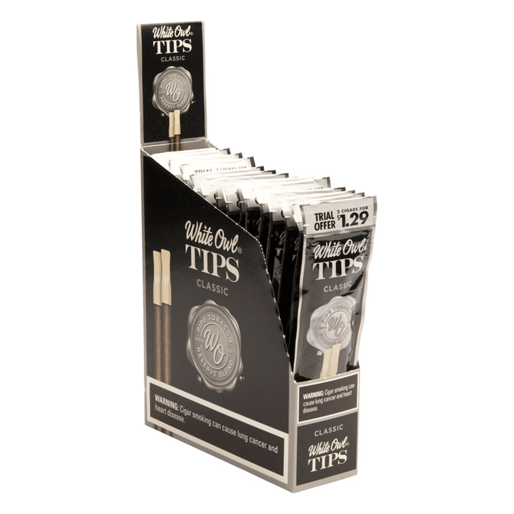 White Owl Tips | Classic 2pk 2/$129 4 | 15 packs of 2 (total of 30)