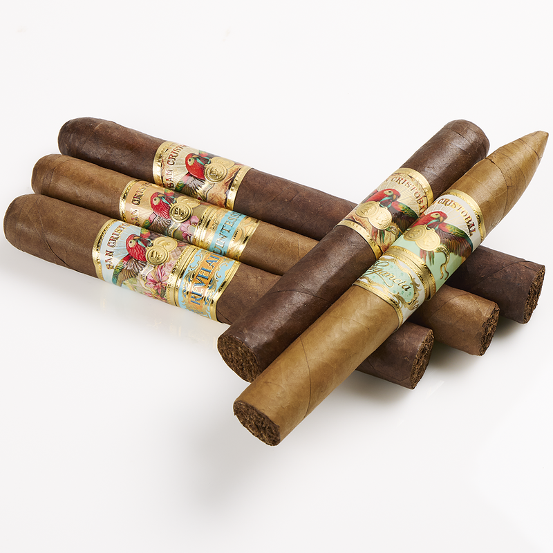 San Cristobal 5-Cigar Assortment (91-95 Top Rated) - San Cristobal 5-Cigar Assortment (91-95 Top Rated) (5 Cigars)