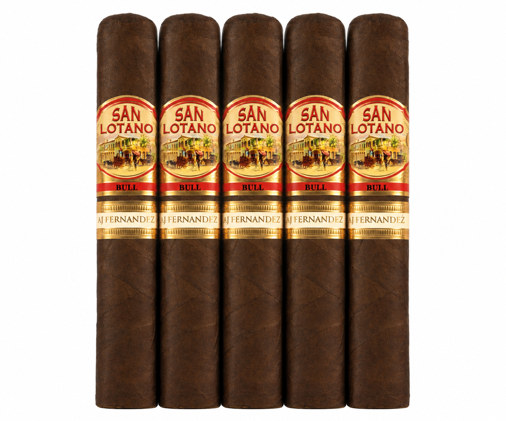 AJ Fernandez San Lotano Bull 5CT Sampler | Robusto (5 x 54)