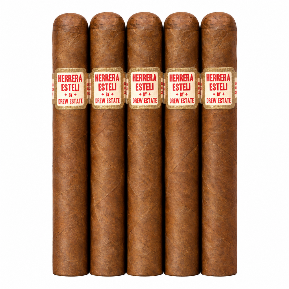 Drew Estate Herrera Esteli 5CT Sampler | Habano Robusto Grande (5.2x52)