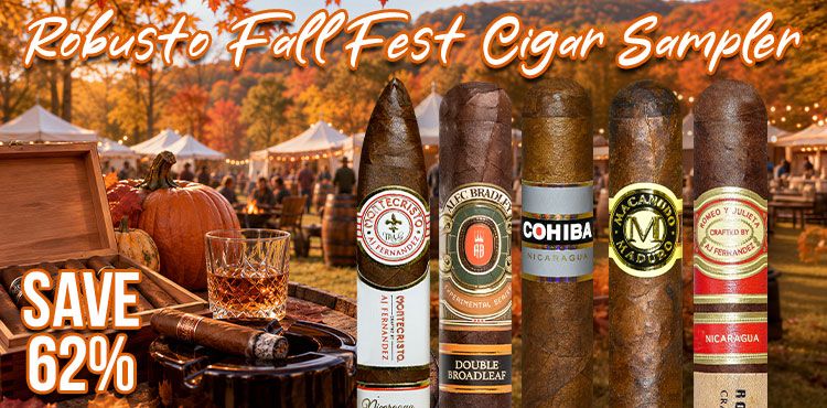 Robusto Fall Fest Cigar Sampler - Pack of 5