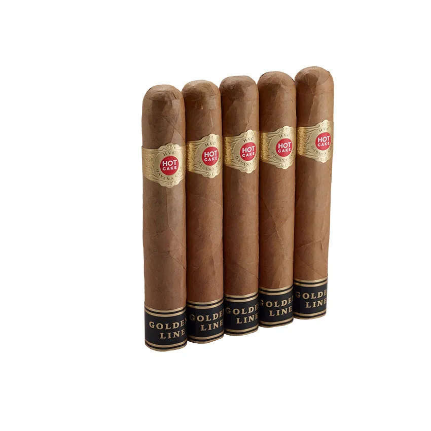 Hot Cake Golden Gran Canon Natural | Double Toro | Pack of 5
