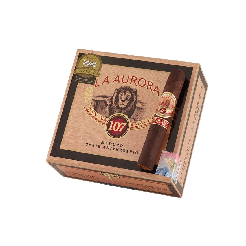 La Aurora 107 USA Robusto Maduro | Rothschild | Box of 20