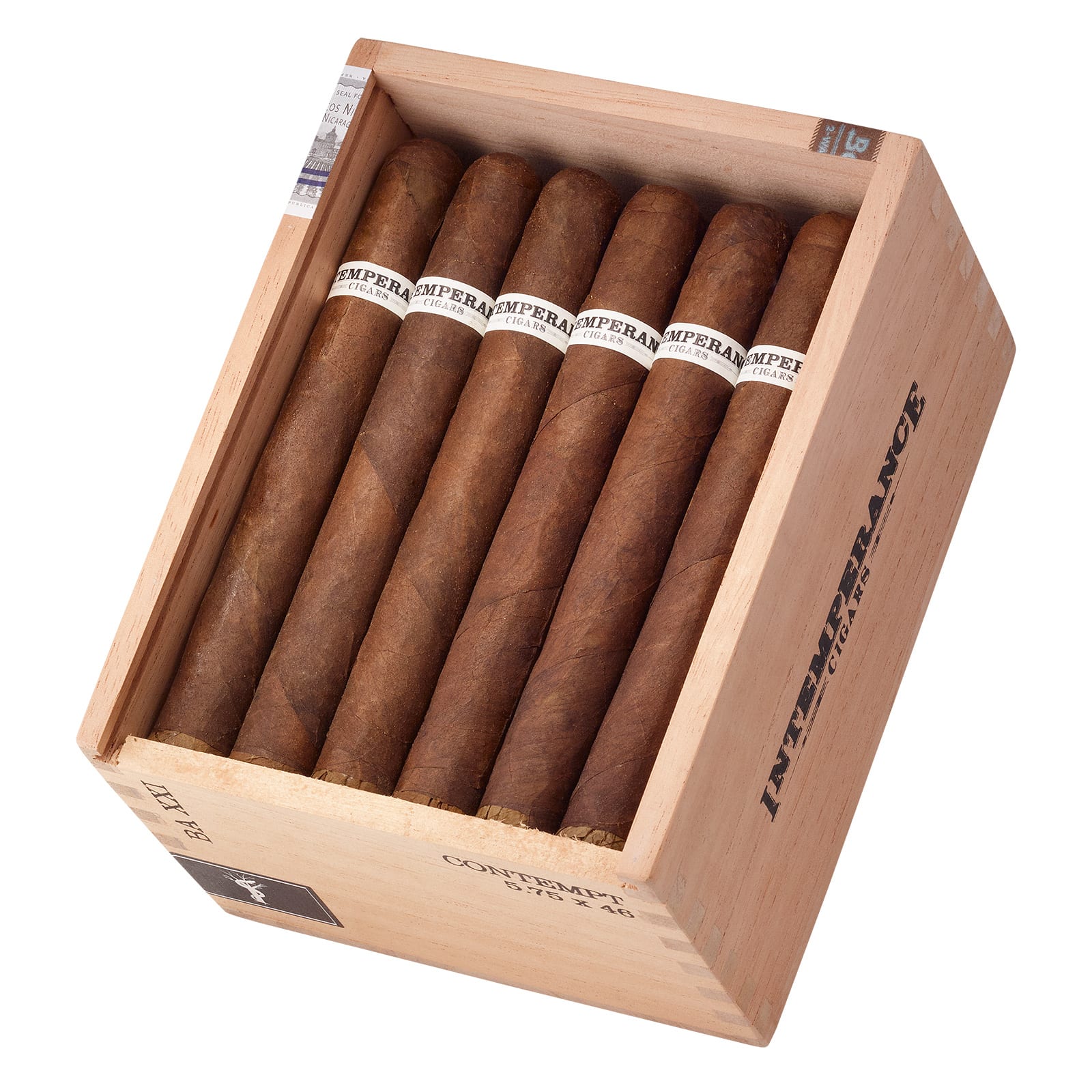 Intemperance BA XXI Contempt Maduro | Gran Corona | Box of 24