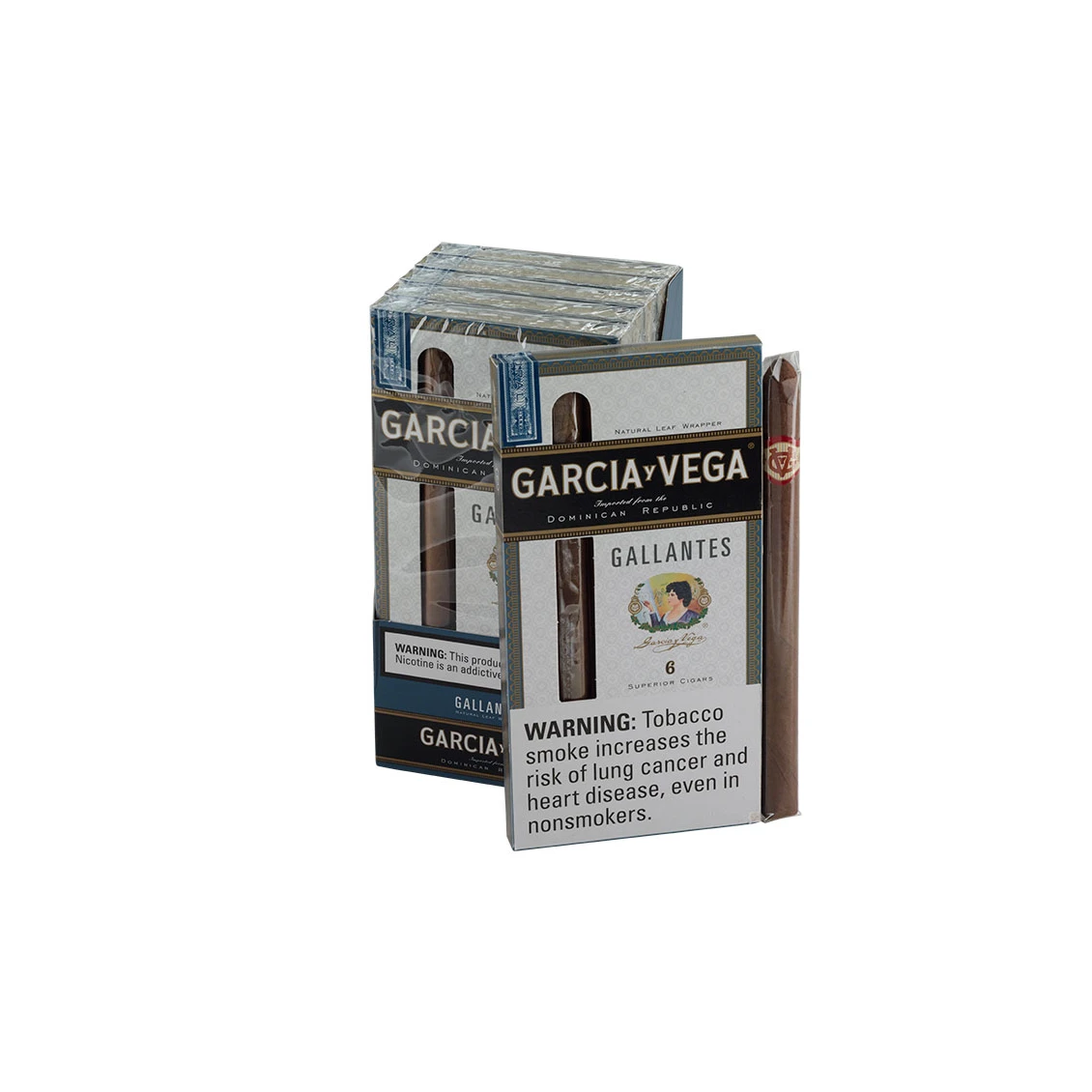 Garcia y Vega Gallantes Natural | Panatela | Pack of 6, photo 2
