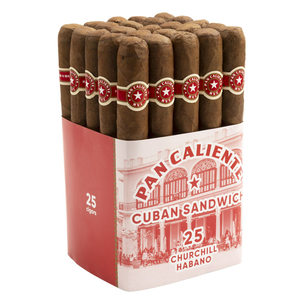 HVC Pan Caliente Cuban Sandwich | Habano Churchill 6 | Bundle of 25