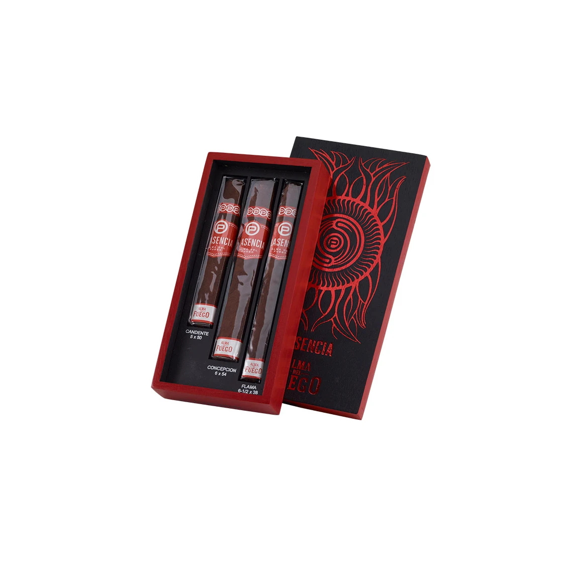 Plasencia Alma Del Fuego 3-Cigar Sampler Natural | Varies | Sampler of 3