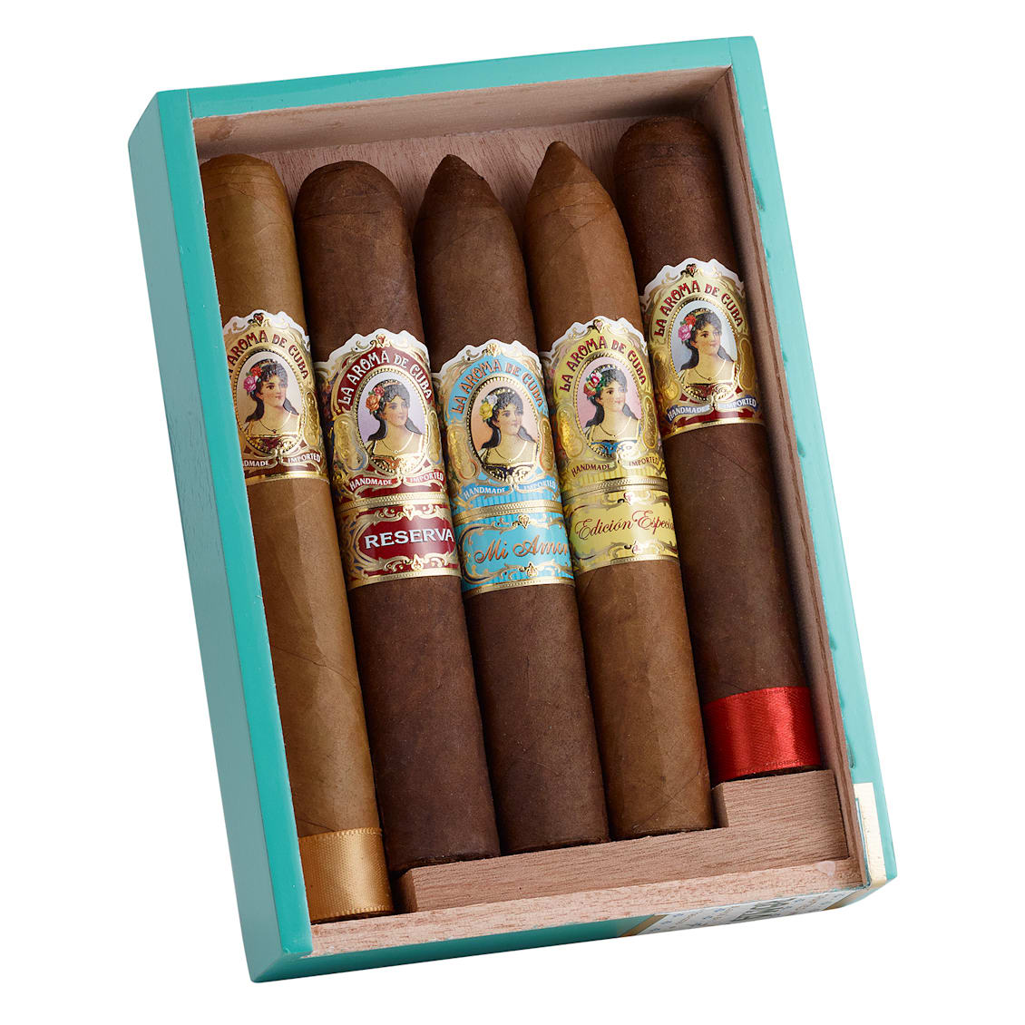 La Aroma de Cuba 5-Cigar Assortment Varies | Varies | Sampler of 5