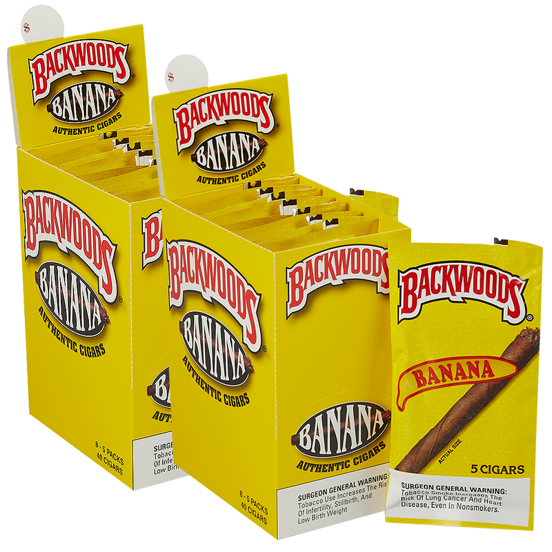 Backwoods Banana Cigarillos Pack of 80
