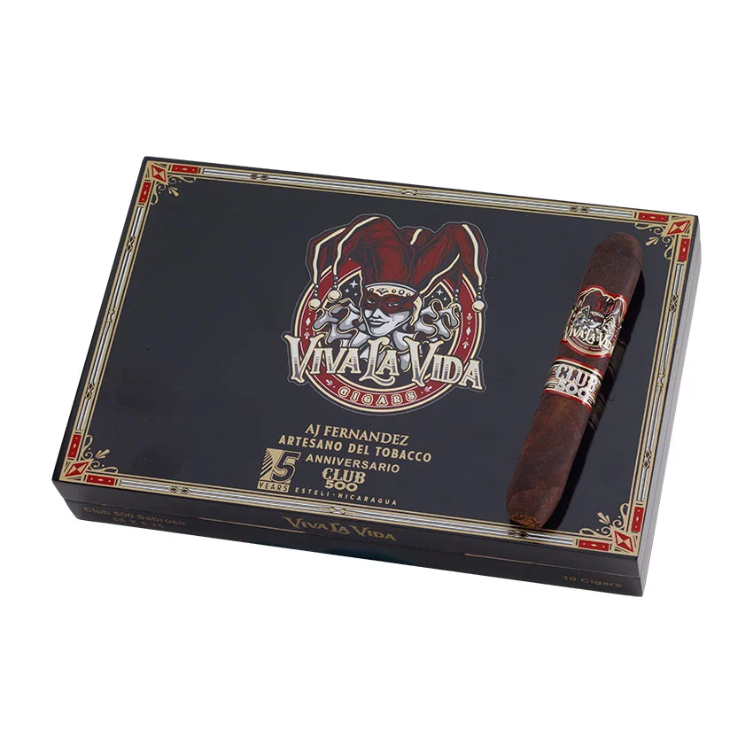 Viva La Vida 5th Anniversary Club 500 Sabroso Box-Pressed Maduro | Perfecto | Box of 10