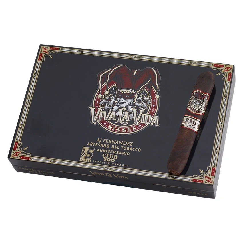 Viva La Vida 5th Anniversary Club 500 Sabroso Box-Pressed Maduro | Perfecto | Box of 10, photo 2