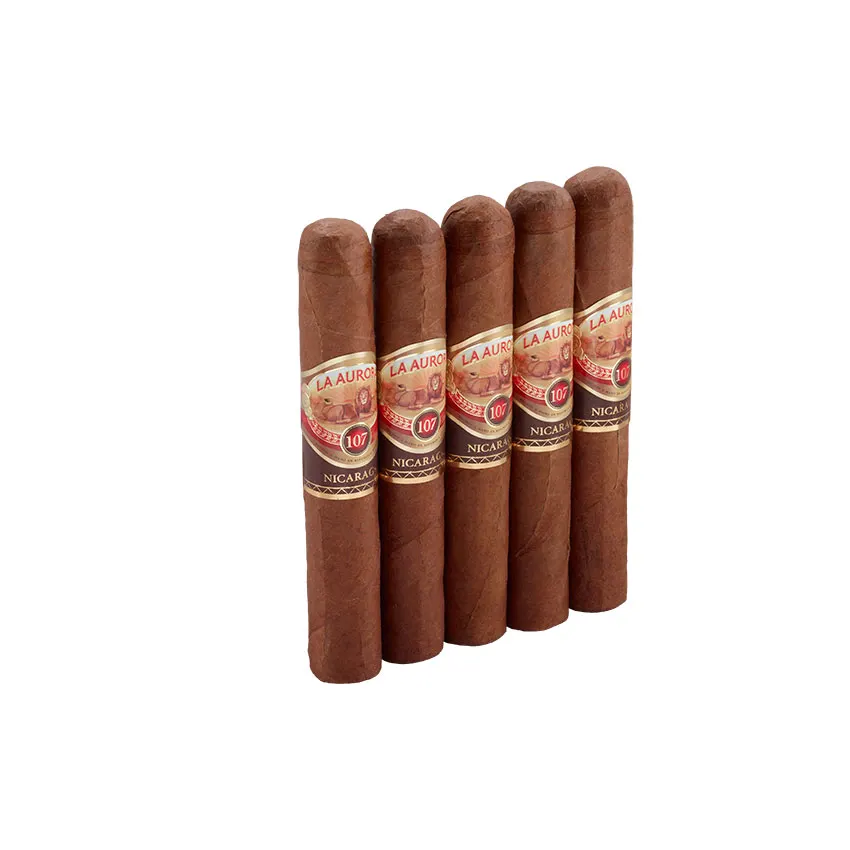 La Aurora 107 Nicaragua Robust Natural | Robusto | Pack of 5