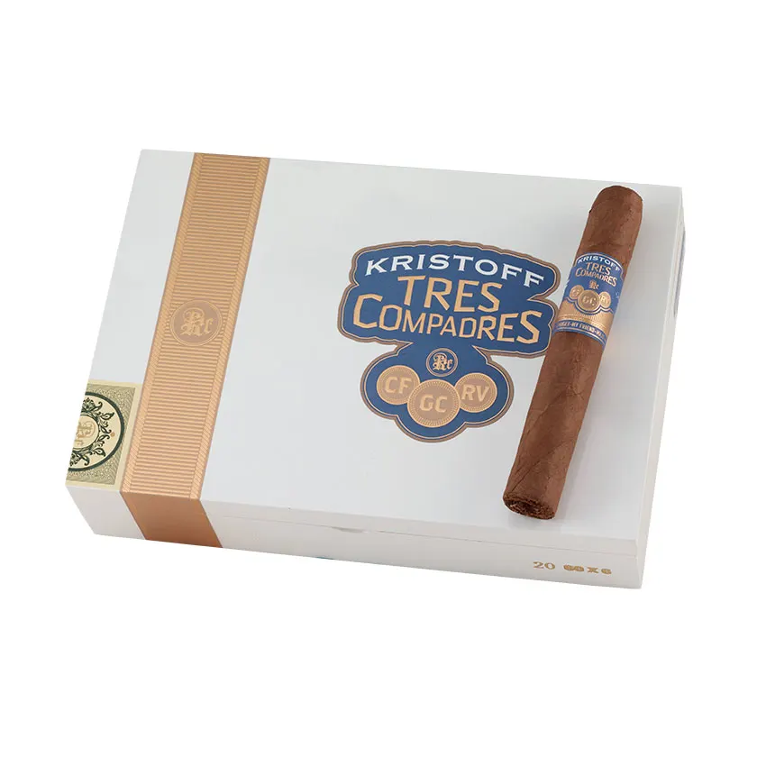 Kristoff Tres Compadres 6x60 Natural | Double Toro | Box of 20
