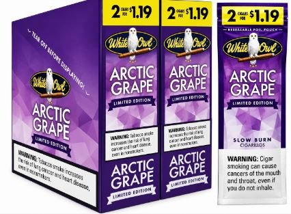 White Owl Cigarillos Arctic Grape