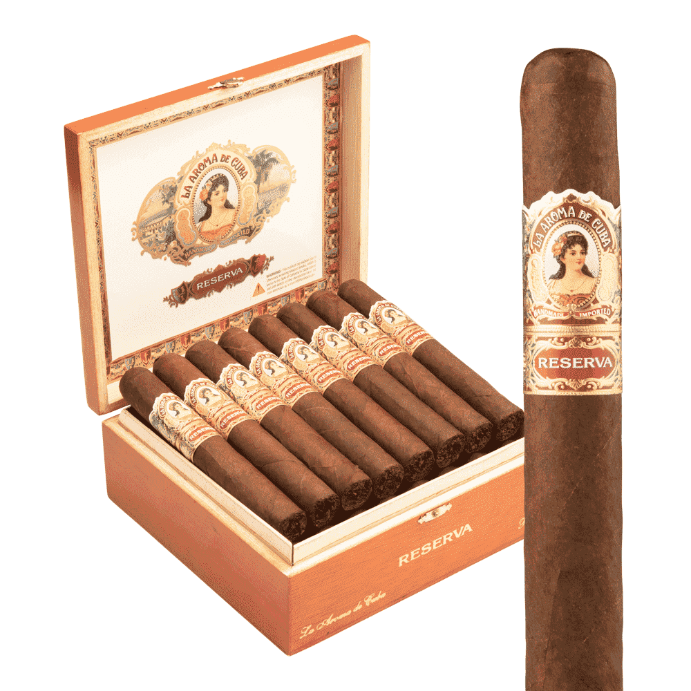 La Aroma de Cuba Reserva Pomposo / 6.5 x 60 Box of 24