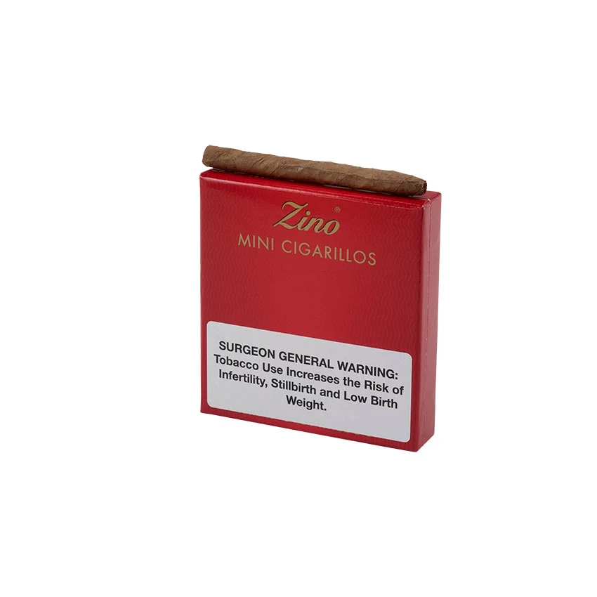 Zino Cigarillos Red Mini (20) Dark Natural | Cigarillo | Pack of 20