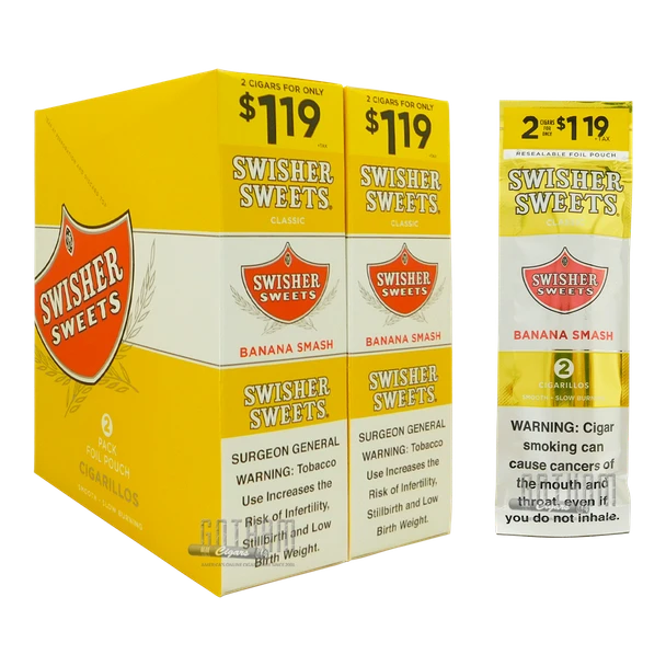 Swisher Sweets Cigarillo Banana Smash - 30 pouches of 2, photo 217