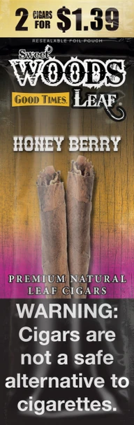 Good Times Sweet Woods Honey Berry Cigars - 15 packs of 2, photo 118
